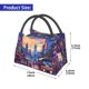 thumbnail image 2 of Fotbe Taxi Colorful Town Bolsa Térmica Portátil con Estampado, Bolsa de Entrega de Alimentos Aislada, Bolsa Reutilizable de Gran Capacidad para Comidas y Supermercado, 2 of 6