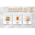 thumbnail image 3 of Vacuum Sealer Bags for Food, 60 Pcs Food Storage Bags for Sous Vide Cooking Microwave Heating, Air Valve Zipper Bags, 3 of 4