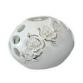 thumbnail image 1 of Florero de , decoración de mesa, patrón de tallado de flores, decorativo para decoración para sala de estar, ligero y versátil , 19.5 cm x 14 cm 195 cm x 14 cm, 1 of 8