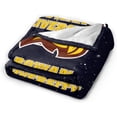 thumbnail image 2 of Rowan University Fleece Blanket, Very Soft Microfiber Flannel Blanket for Couch Warm and Cozy for All Seasons, 2 of 6