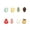 @003-Multicolor, variant on YiJuHui Fridge Magnets Cute Mini Ceramic Vase Funny Refrigerator Magnets Decorative Magnet For Kitchen Whiteboard Office Locker Home Organizer