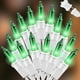 thumbnail image 1 of Cadena de luces LAMPHOME 100 LED verdes de 6,6 m para exteriores, 1 of 8