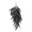 C, variant on 30" Halloween Black Eucalyptus Wall Hanging 2-Pack, Artificial Black Eucalyptus Leaves, Dark Gothic Home Decor