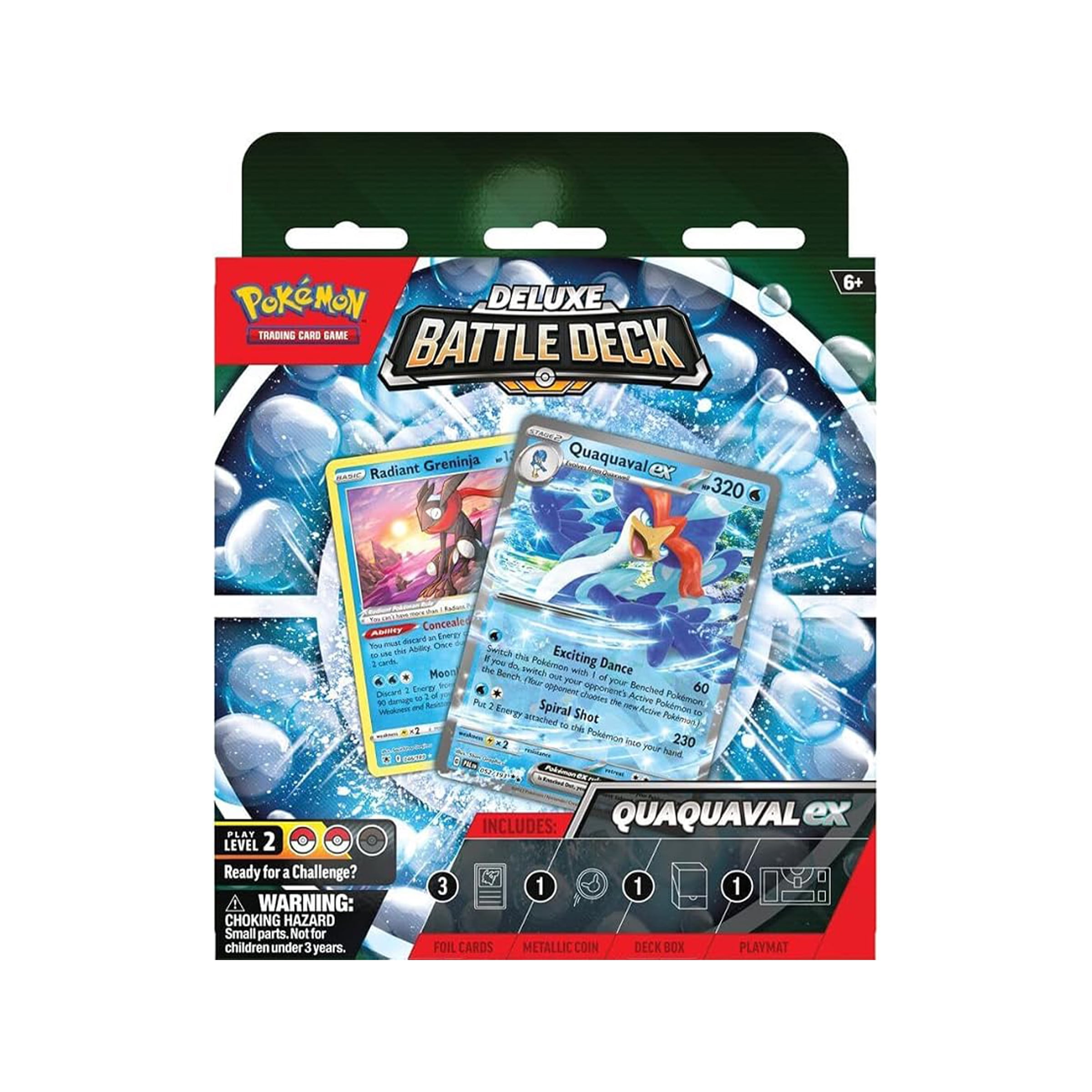 Pokemon Trading Card Game Quaquaval ex |Meowscarada ex Deluxe Battle Deck - Set of 2