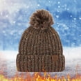 thumbnail image 2 of iHPH7 Cute Beanies for Women Skull Caps for Men Knit Hat Warm Hat Skull Beanie Ski Hat Beanie Hats for Women C One Size, 2 of 4
