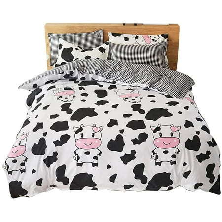Cow Print Comforter Cover Queen 3, Cow Print Duvet Cover Queen