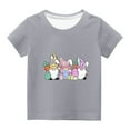 thumbnail image 2 of Edvintorg Kawaii Easter Kids Shirts Summer Boys Girls Tshirt 2025 Fashion Cute Printed Round Neck Short Sleeve Tee Top 3-14Years Schools Outfit Children's Clothing, 2 of 6