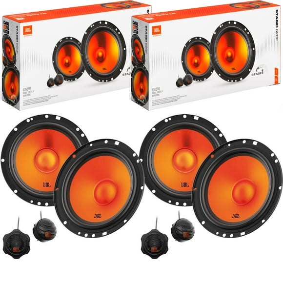 Paquete 2 set de medios jbl stage1 62cf Gen2 6.5 Pulgadas 80w rms / 640w máx