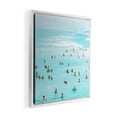 thumbnail image 2 of Society6 83 Oranges Hot Summer Day White Framed Art Canvas Wall Art, 8" x 10", Coastal, Portrait, Paintings, Modern, 2 of 3