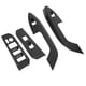 thumbnail image 4 of Cubierta de cuadro de mandos para puerta y ventana, pegatina decorativa de botón de elevación de vidrio estilo fibra de carbono, 4 Uds., para Land Cruiser Lc300 2023, 4 of 5