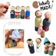 thumbnail image 3 of onlyliua Liquidación de Ahorro de Verano Muñecas de Madera Pintadas a Mano, Manualidades de Madera para Niños Sin Terminar, Juegos de Bloques En Blanco, 3 of 7