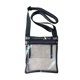thumbnail image 1 of Bolso bandolera transparente - Bolso tote transparente aprobado para estadios con bolsillo frontal y correa ajustable., 1 of 5