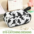 thumbnail image 6 of Livhil Large Pencil Pouch, Pencil Case for Girls Boys, Pencil Bag Pencil Boxes for Kids Elementary School Supplies, Cow, 6 of 7