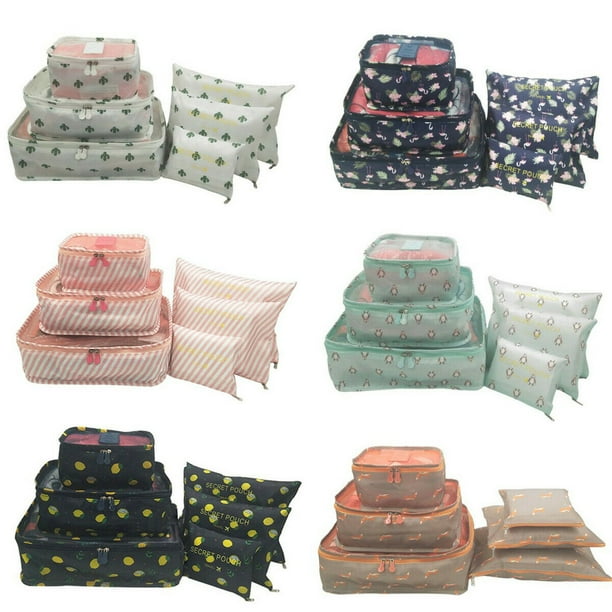 6PCS Waterproof Packing Cube