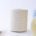 thumbnail image 4 of Raffia Thread Cotton Straw Summer Woven Straw Hat Cotton Straw Paper Thread Hand Knit Crochet Bag Cushion Baskets Hat Freeshippi, 4 of 7