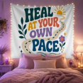 thumbnail image 2 of Vertical Space Line With Typographic Arrangement Reading, Mystical Fantasy for Space Lovers, Wall Decor, Valentine's Day Gift, Tapestry Wall Hanging for Dorm and Living Room, 2 of 7