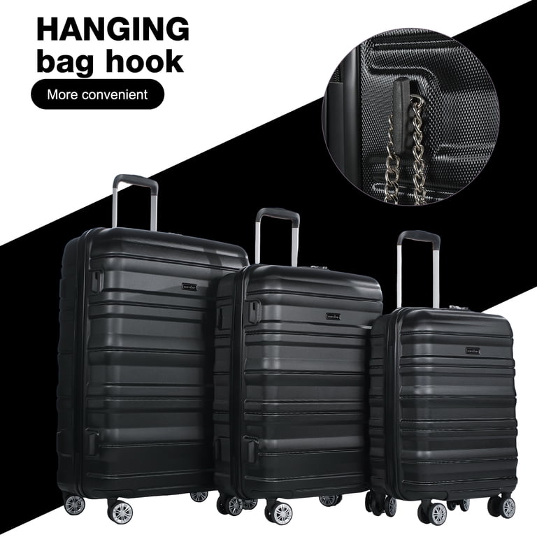 Tripcomp 3-Piece Hardside Luggage Set (21/25/29) - Lightweight, 4