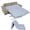 Gray, variant on NAIZEA Foldable Memory Foam Replacement Mattress for Sofa Bed, 4 Inch, 72" L x 53" W x 4" H, White