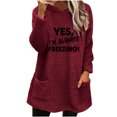 thumbnail image 5 of Neewe Womens Crewneck Long Sleeve Tops MXsual Winter Sweatershirt Fall Christmas 2025 Tshirts Shirts, 5 of 5
