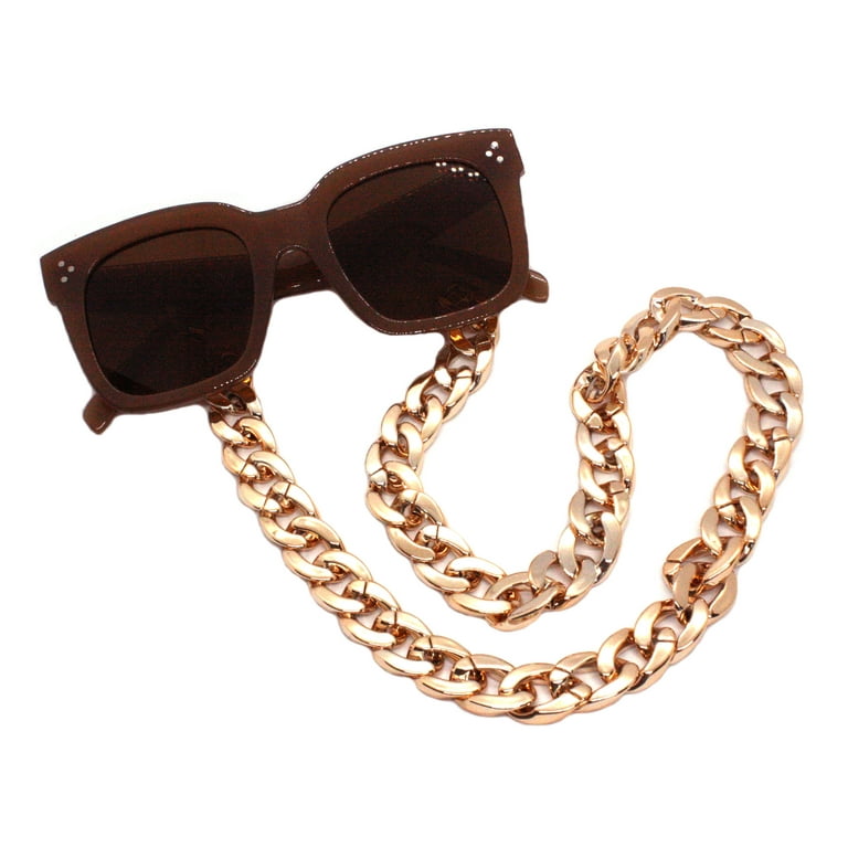 PASTL Sunglasses Neck Strap Thick Acrylic Chain Glasses Holder Cords