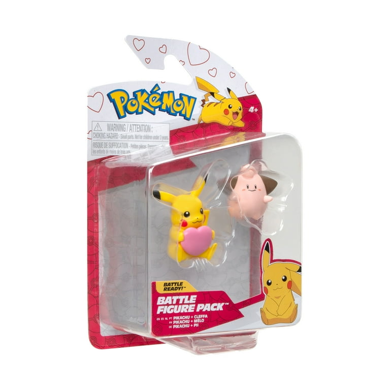 Pokémon Battle Figure Pack (Pikachu and Cleffa) - 2-Inch Battle
