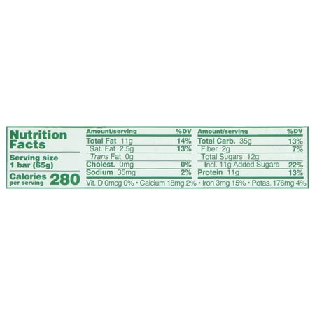 Gomacro - Bar Chocolate Chip Mint  2.3oz | Pack of 12