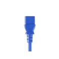 thumbnail image 4 of Monoprice Power Cable / Cord - 3 Feet - Blue | 18AWG 3 Conductor PC Power Connector Socket 10A (NEMA 5-15P to IEC 60320 C13), 4 of 6