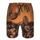 thumbnail image 3 of Fotbe Coffee Beans Trajes de Baño Estampados para Hombre, Shorts de Verano de Secado Rápido, Ropa de Playa, Bañadores-XX-Large, 3 of 6