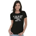 thumbnail image 4 of Funny Don't Carrot All Beet It Pun Womens Fitted Plus Size Graphic Tee Brisco Brands 2X, 4 of 5