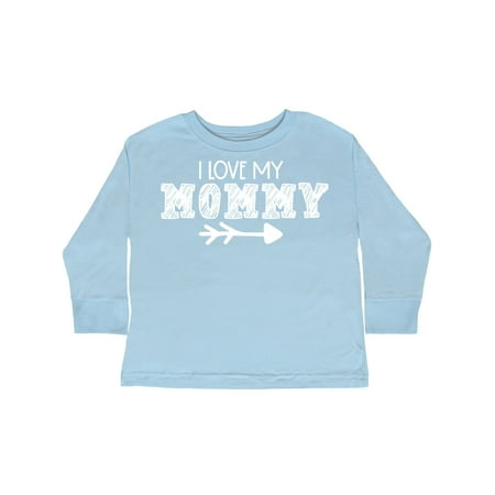 

Inktastic I Love My Mommy- Arrow Gift Toddler Boy or Toddler Girl Long Sleeve T-Shirt