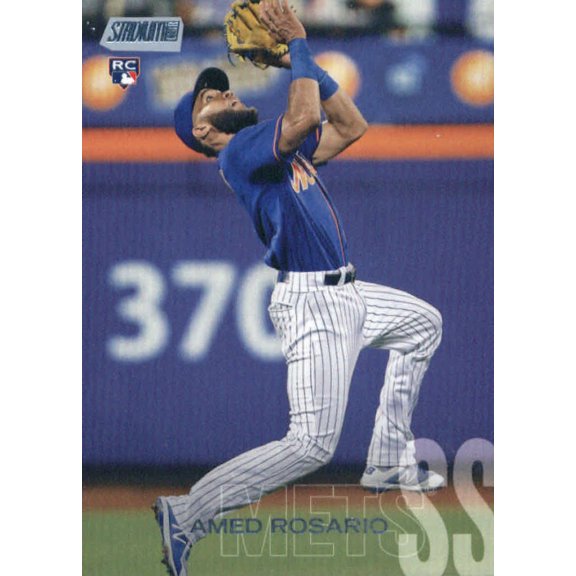 Collectible 2018 Stadium Club #260 Amed Rosario RC Rookie Mets MLB Baseball Trading Card