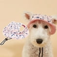 thumbnail image 4 of Breathable Pet Headgear - Buckle Adjustment - Soft Comfortable - Lovely Dress Up - Animal Park Dogs Hat, 4 of 8