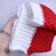 thumbnail image 5 of 2 piezas de gorro de Papá Noel de Navidad, gorros de Navidad de punto rojo y blanco, gorro de invierno, gorros de Navidad JAMW Sencillez, 5 of 5