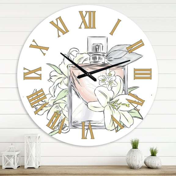 Designart 1 in Quartz Traditional Wall Clock