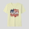 thumbnail image 2 of GERsome Unisex Kids American Flag T-Shirts Girls Cotton Short Sleeve Crew Neck Tops 4th of July Funny USA Patriotic Graphic Tee, Sizes 11-12 Years, 2 of 5