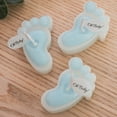 thumbnail image 4 of Baby Shower Party Favors for Guests for Boys Blue Footprint Candle Pack of 10, 4 of 7