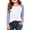 Light Violet, variant on YunPes Girls Cotton T-Shirt Contrast Raglan Long Sleeve Crewenck Tops Youth Casual Versatile Baseball Tees 3-13 Years