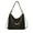 black, variant on Baguery Women's Epsion Retro Suede Shoulder Bag - Convertible Chain Strap Crossbody Satchel