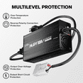 thumbnail image 3 of LiTime 14,6 V 10 A cargador LiFePO4, conector Anderson, para baterías de coche, camión, barco y RV, 3 of 9