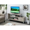 thumbnail image 5 of Convenience Concepts Seal II 1 Drawer 65 inch TV Stand with Shelves, Ice White, 5 of 5