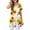 Sunflower White, variant on Women's Summer Casual T-Shirt V-Neck Short Sleeve Tunic Tops for Leggings Loose Blouse Shirt
