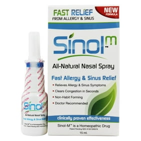 Sinol SinolM All-Natural Nasal Spray Fast Headache Relief 15 ml ...