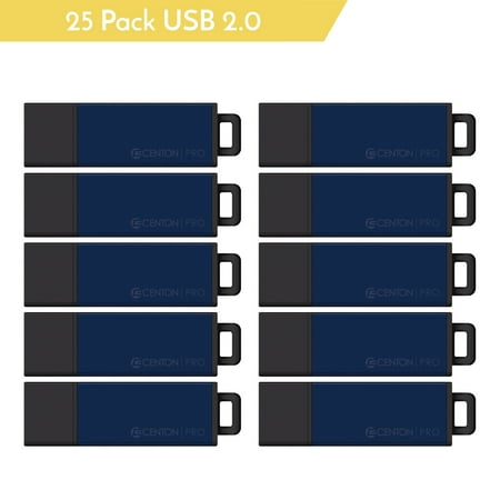Centon ValuePack USB 2.0 Datastick Pro2 (Blue), 8GB 25 Pack