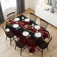 thumbnail image 6 of Red Marble Table Cloth Waterproof Tablecloths, Gold Abstract Vintage Modern Ombre Art Tablecloth Dining Table Cover for Kitchen Party Tabletop Outdoor, Rectangle Tablecloth 54x108 Inch, 6 of 9