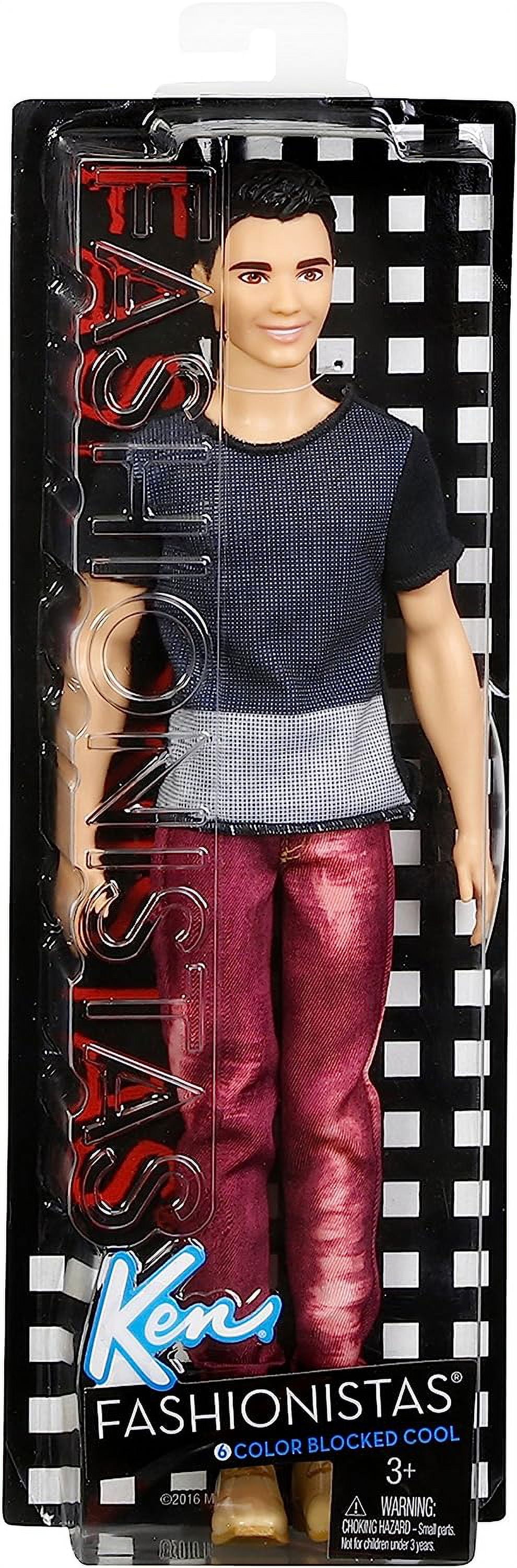 Barbie Fashionistas Ken Color Blocked Cool Doll 2016 Mattel