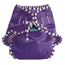 Kushies Baby Unisex Swim Diaper, Purple Solid, Small