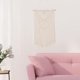 thumbnail image 4 of Beige macramé Boho tapiz colgante de pared boda fiesta cuarto de niños fondo Los 36x65cm Zulema Tapiz de macramé, 4 of 7