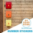 thumbnail image 6 of Uxcell Reflective Number Stickers, Vinyl Mailbox Number Decals Self-Adhesive Orange 3", 6 of 6