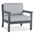 thumbnail image 2 of Home Square Aluminum Outdoor Chair With Cushions in Gray - Set of 2, 2 of 8