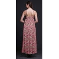 thumbnail image 4 of Bimba Robe Longue Maxi à Imprimé pour Femmes en Rayonne à Bretelles Spaghetti Ajustables Boho-Xxx-Grand, 4 of 5